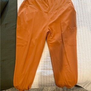 Rust Orange Jogger Pants
